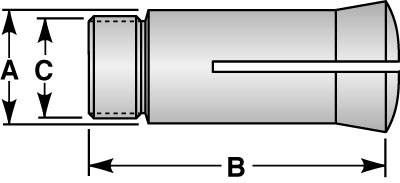 4C Rectangle Collet