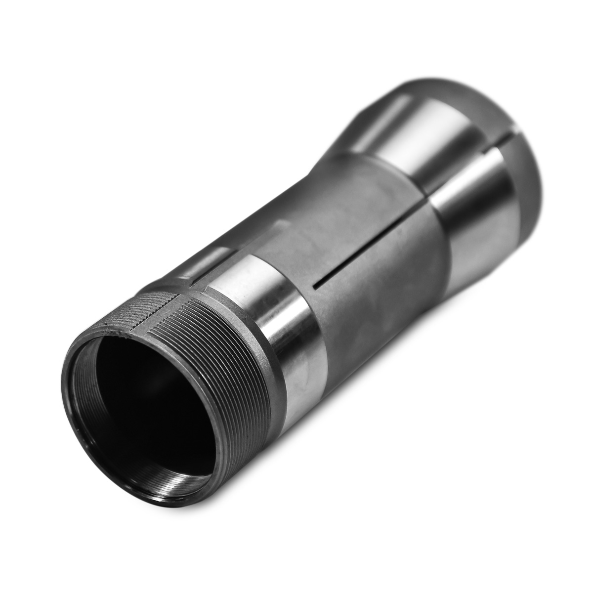 20C 3/4" Extended Nose Emergency Collet, 1/4" pilot hole, 4 slots
