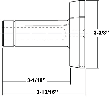 4C 3" Emergency Step Chuck, Regular-Depth (1/2"), 1/4" Pilot Hole, Small Closing Angle